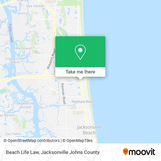 Beach Life Law map