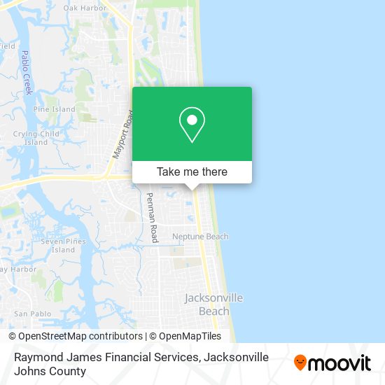 Raymond James Financial Services map