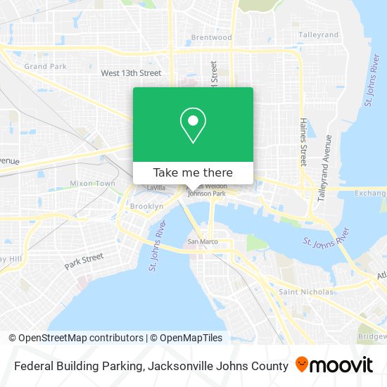 Federal Building Parking map
