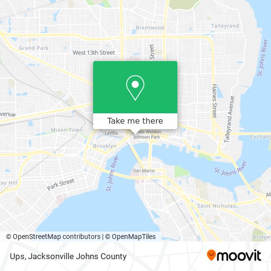 Ups map