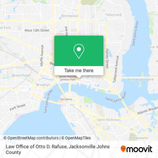 Law Office of Otto D. Rafuse map