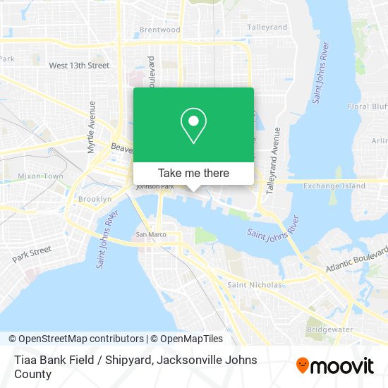 Tiaa Bank Field / Shipyard map