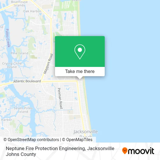 Neptune Fire Protection Engineering map