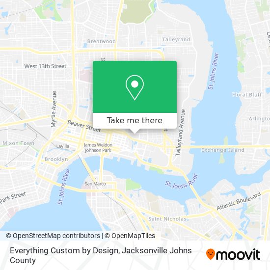 Everything Custom by Design map