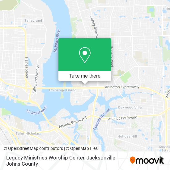 Legacy Ministries Worship Center map