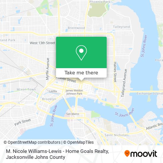 M. Nicole Williams-Lewis - Home Goals Realty map