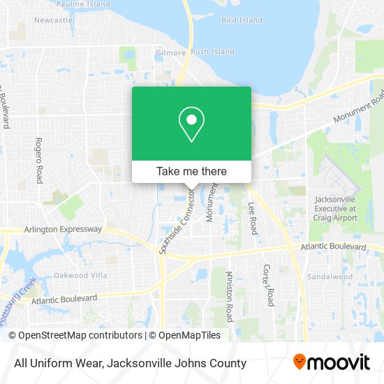 All Uniform Wear map