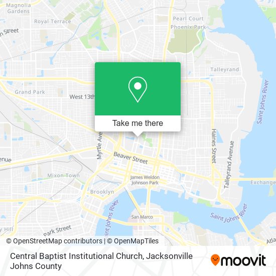 Central Baptist Institutional Church map