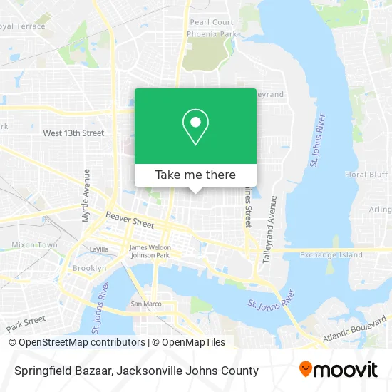 Springfield Bazaar map