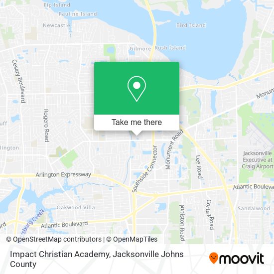 Impact Christian Academy map