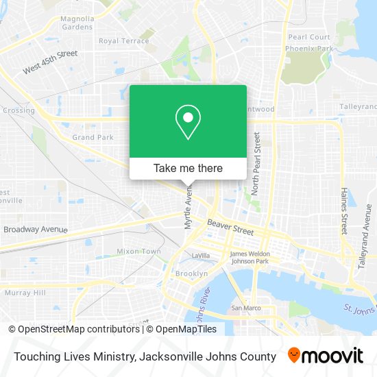 Touching Lives Ministry map