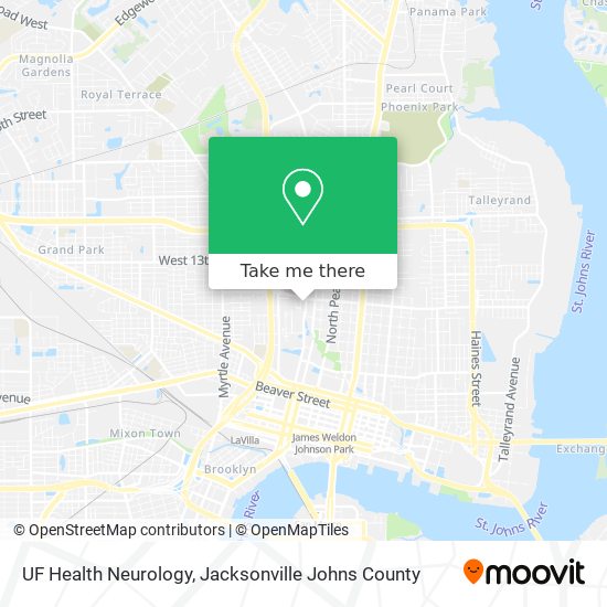 UF Health Neurology map
