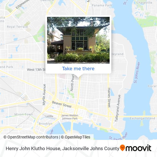 Henry John Klutho House map