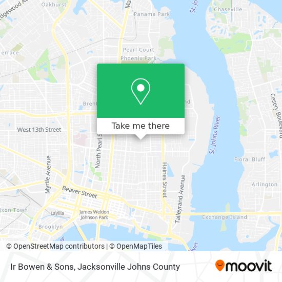 Ir Bowen & Sons map