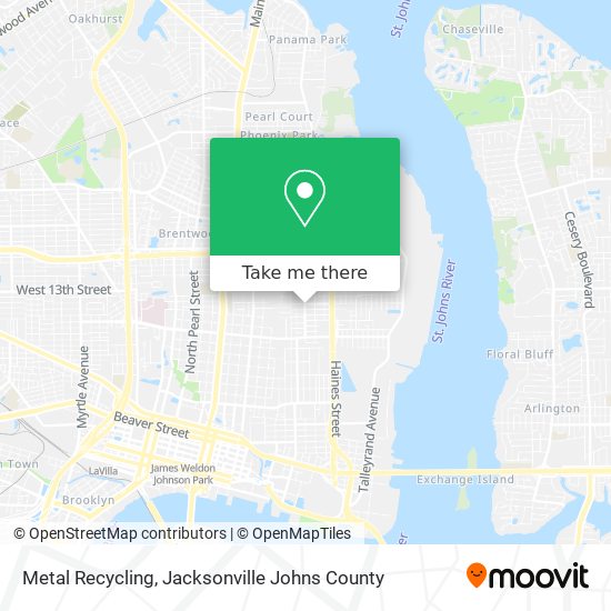 Metal Recycling map