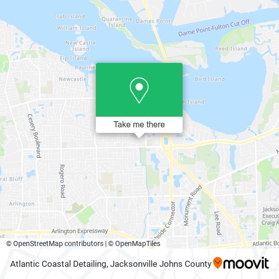 Atlantic Coastal Detailing map