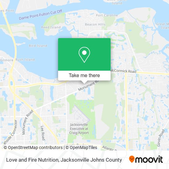 Love and Fire Nutrition map
