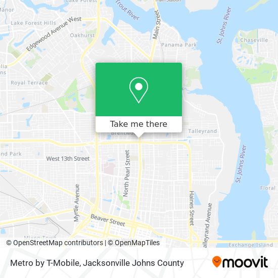 Mapa de Metro by T-Mobile