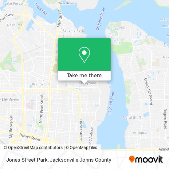 Mapa de Jones Street Park