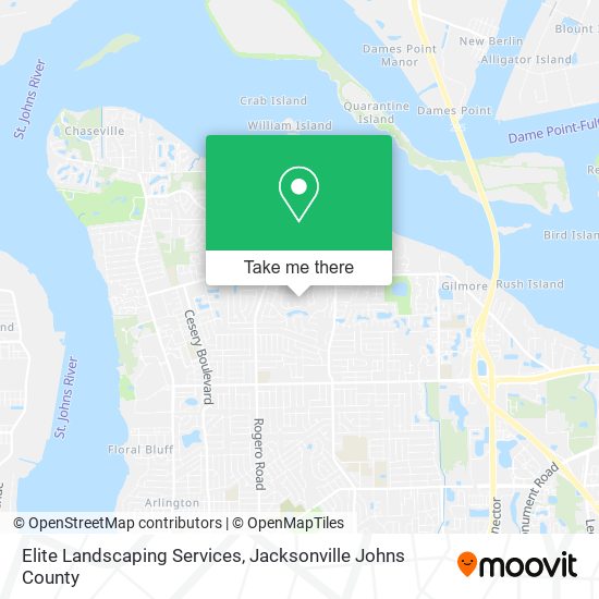 Elite Landscaping Services map