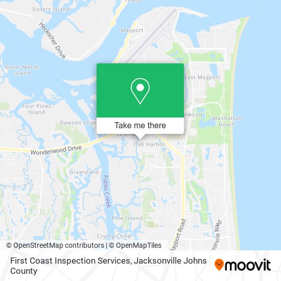 Mapa de First Coast Inspection Services