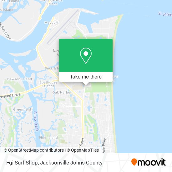 Fgi Surf Shop map