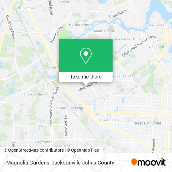 Magnolia Gardens map