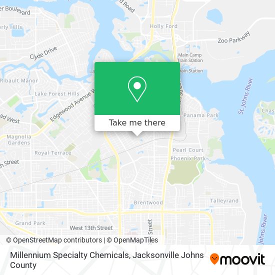 Millennium Specialty Chemicals map