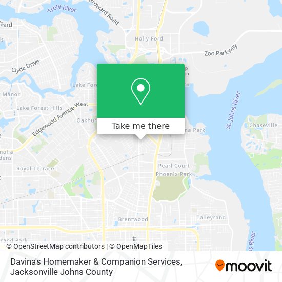 Davina's Homemaker & Companion Services map