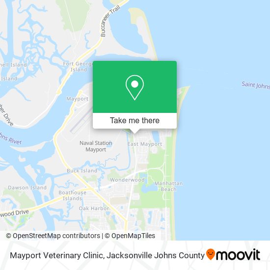 Mapa de Mayport Veterinary Clinic