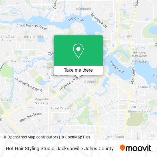 Hot Hair Styling Studio map