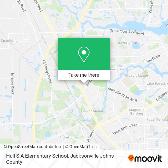Hull S A Elementary School map