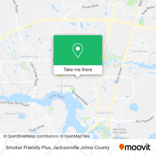 Smoker Friendly Plus map