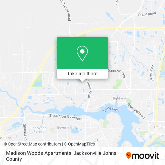 Mapa de Madison Woods Apartments