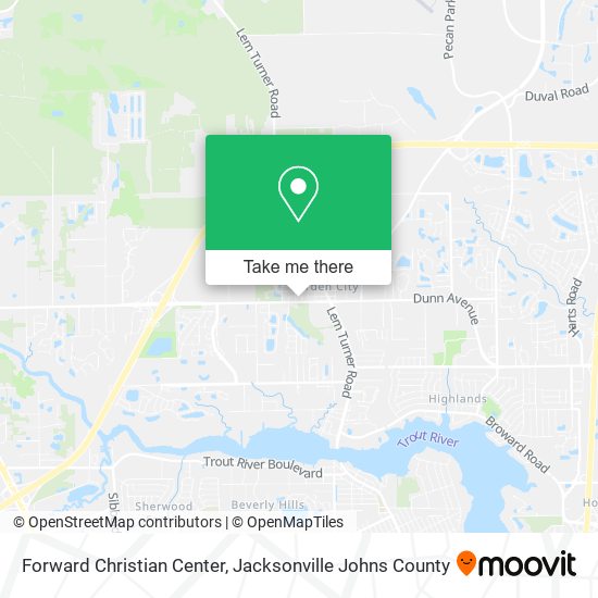 Forward Christian Center map