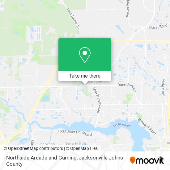 Northside Arcade and Gaming map