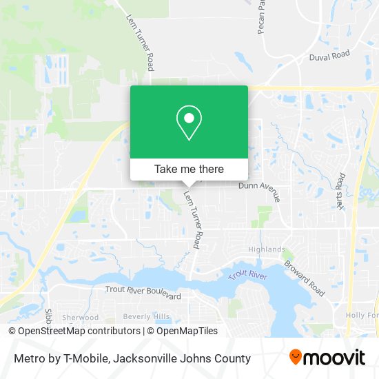 Mapa de Metro by T-Mobile