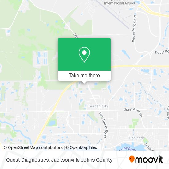 Quest Diagnostics map