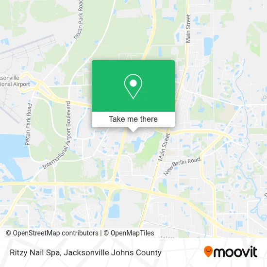 Ritzy Nail Spa map