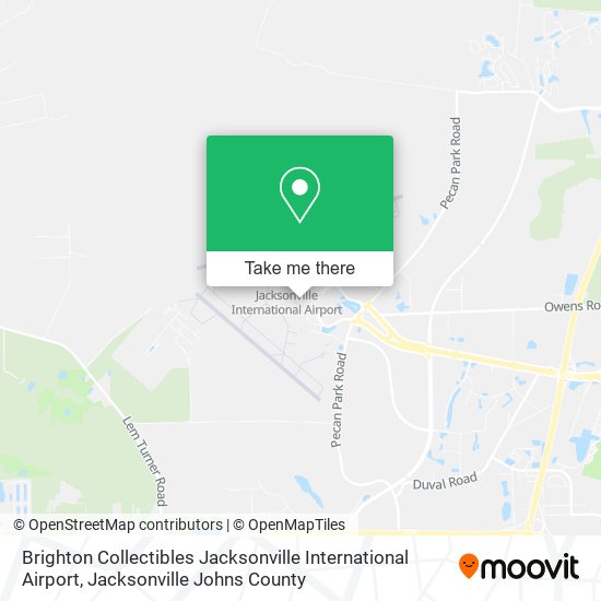 Brighton Collectibles Jacksonville International Airport map