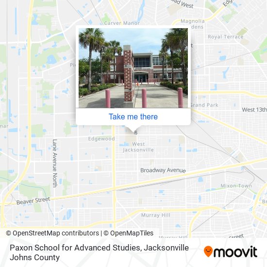 Paxon School for Advanced Studies map