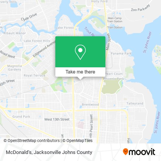 McDonald's map