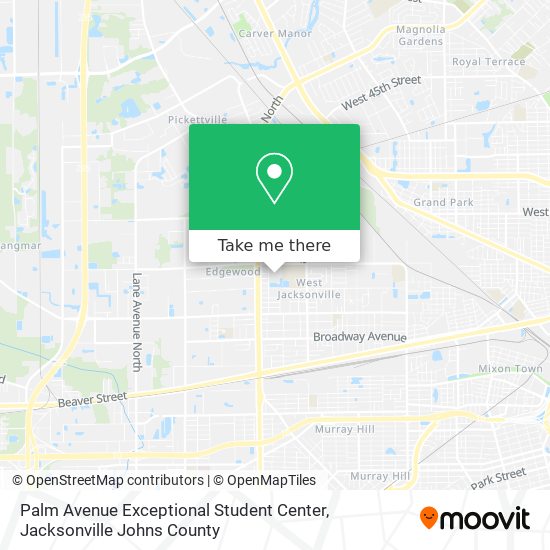 Mapa de Palm Avenue Exceptional Student Center