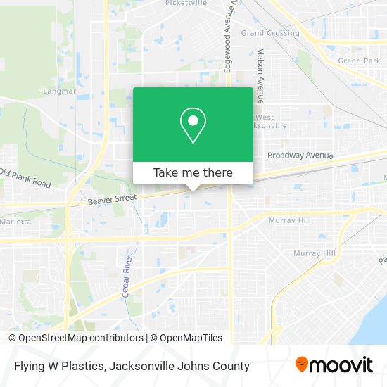 Mapa de Flying W Plastics