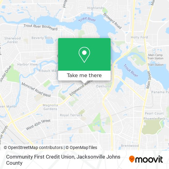 Mapa de Community First Credit Union