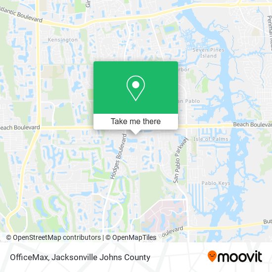 OfficeMax map