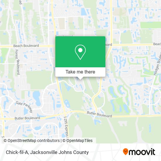Chick-fil-A map