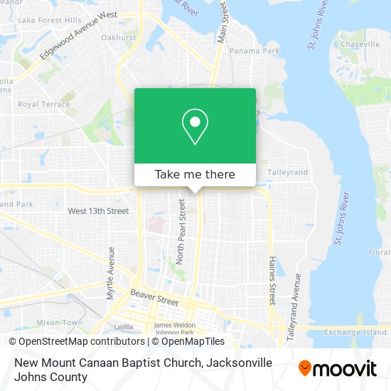 Mapa de New Mount Canaan Baptist Church