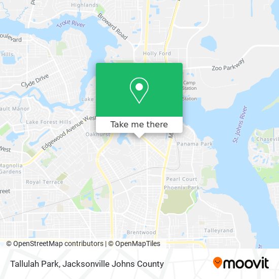 Tallulah Park map