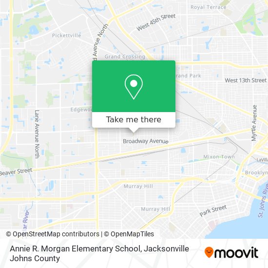 Mapa de Annie R. Morgan Elementary School